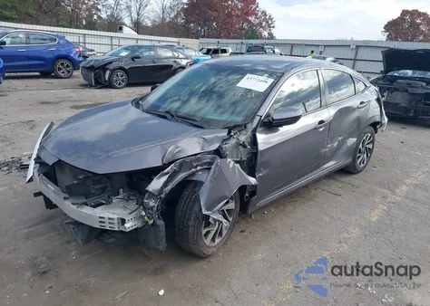 2018 Honda Civic Ex из США, поврежденный, VIN 19XFC2F76JE031537